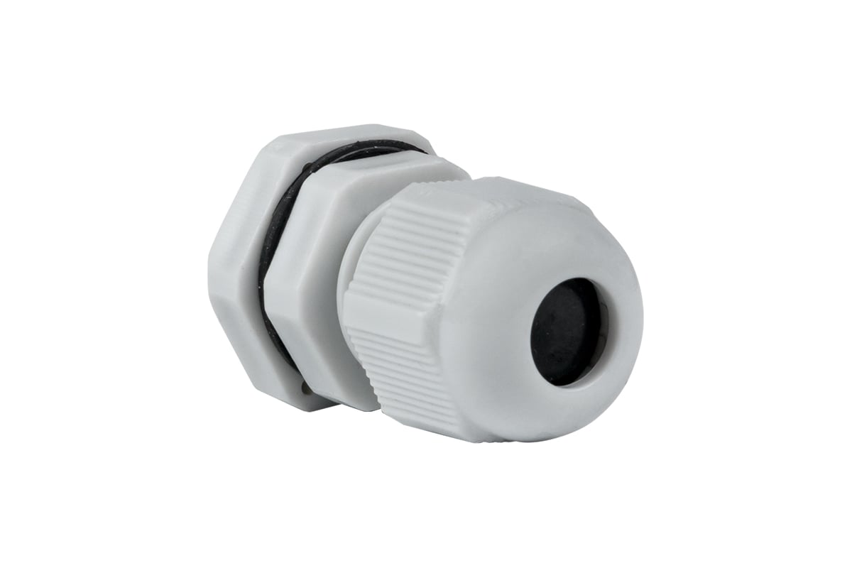 Сальник EKF PG9, IP54, d отверстия 16мм, d провода 4-8 мм, 4 штуки plc ...