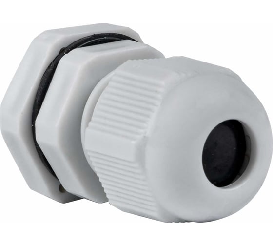 Сальник EKF PG9, IP54, d отверстия 16мм, d провода 4-8 мм, 4 штуки plc-pg-9-4-r