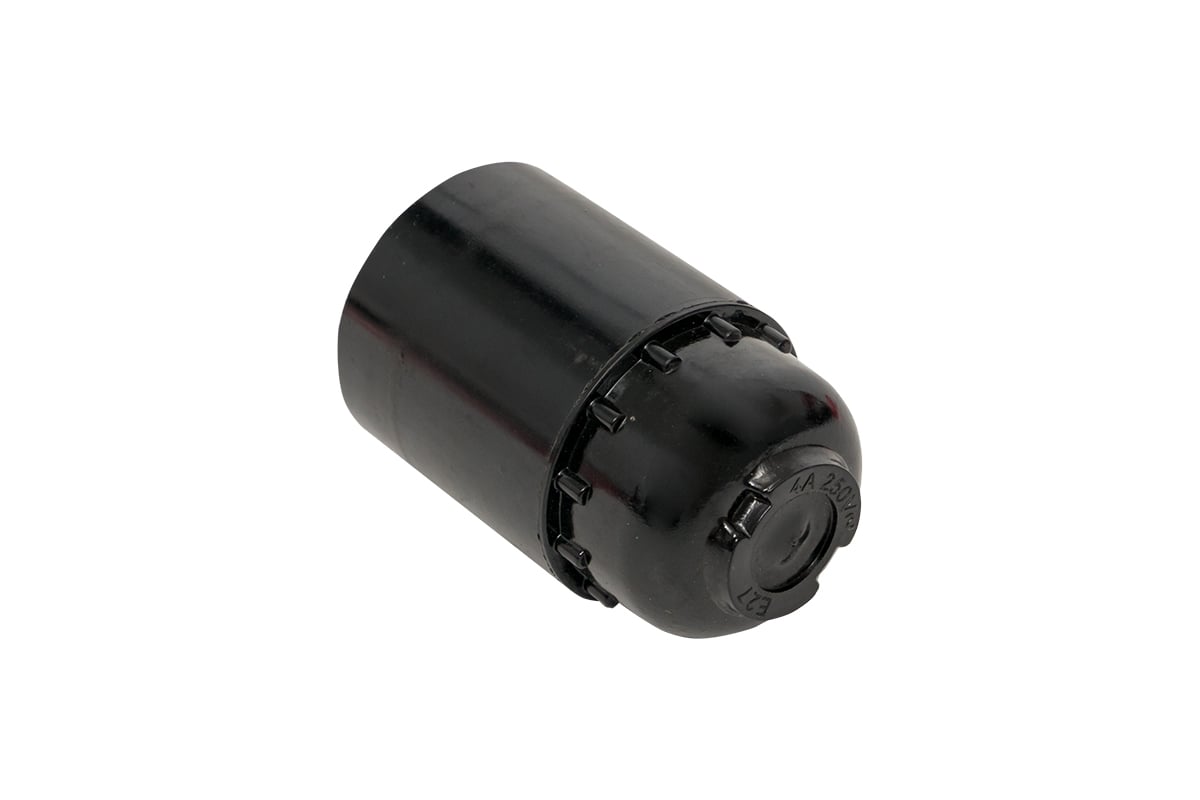 Карболитовый подвесной патрон EKF Е27 черн. индивидуальный пакет LHC ...