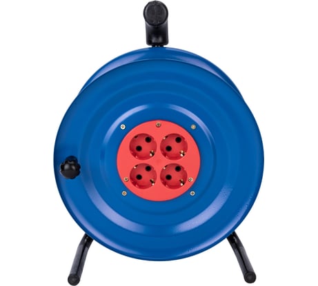 Металлическая катушка для удлинителя МПП УДЛИНИТЕЛЬ 4 розетки, IP20, с заземлением 999000000002101