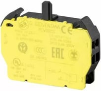 Безопасный контактный блок GIOVENZANA НР - НЗ - НР, 10 штук/упаковка PCW010SS_10