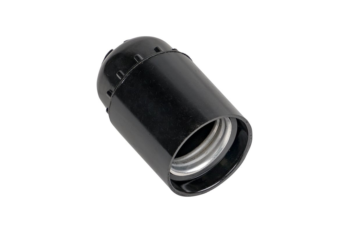 Подвесной патрон EKF карболитовый Е27 черный без наклейки упаковка (50 ...