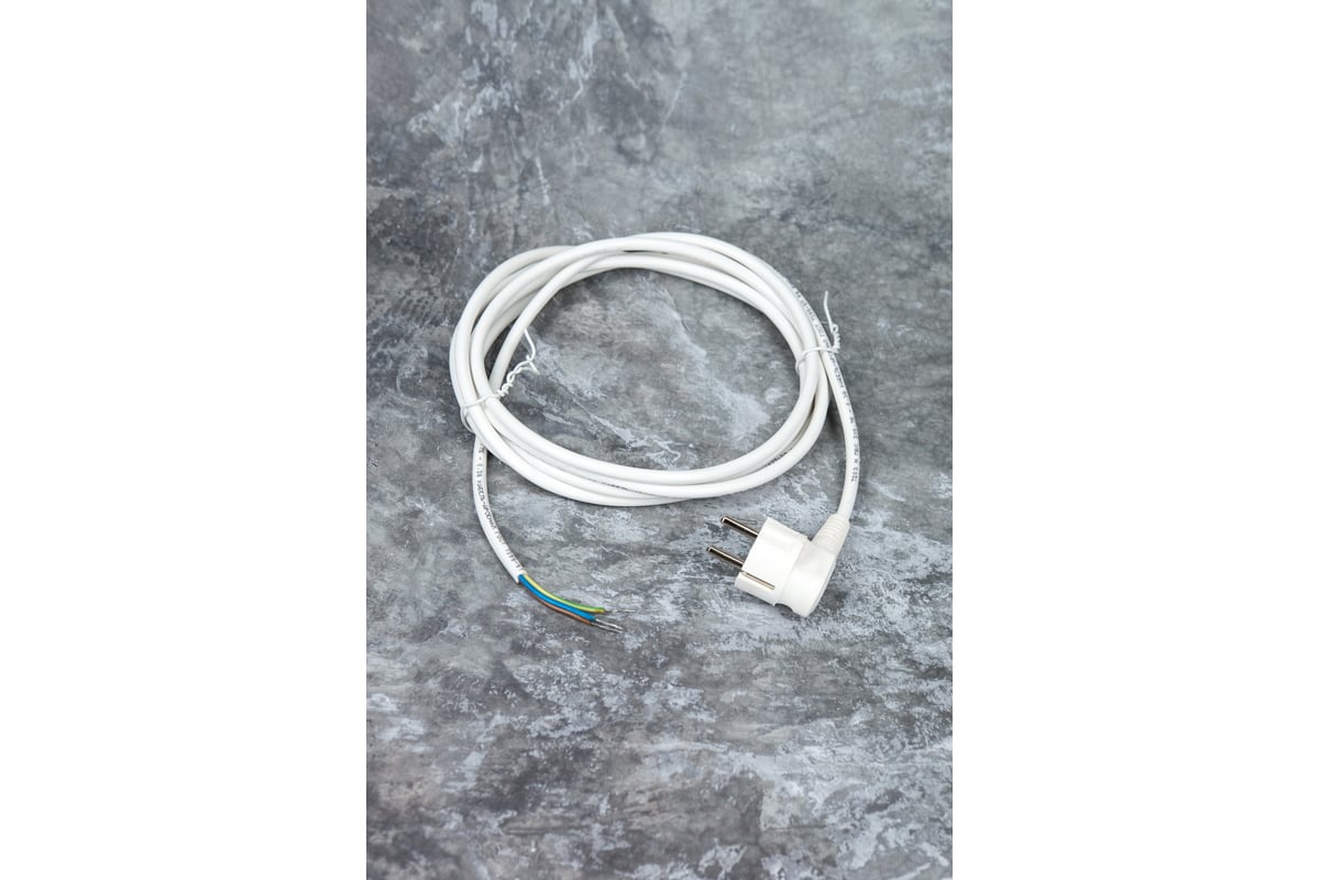 Шнур МПП УДЛИНИТЕЛЬ ПВС-ВП 3х0,75 L 1,5 м, белый 999000000002501 ...