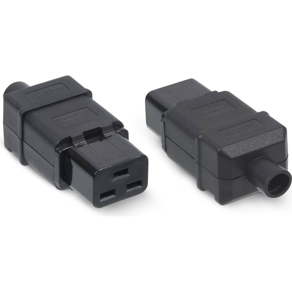 Разборная вилка Cabeus С19 16А, 250 V, черная IEC-320-C19 - выгодная ...