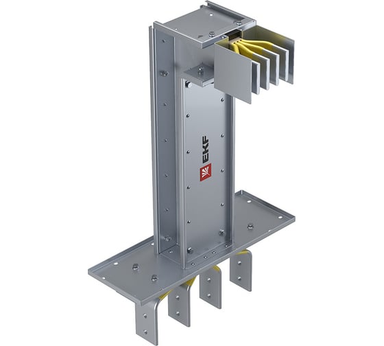 Фланцевая секция с вертикальным углом для подключения к щиту EKF 800 А IP55 AL 3L+N+PE(КОРПУС) длина 0,51x0,32м HPA08FV45_510x320 1