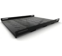 Стационарная усиленная полка Hyperline глубина 650 мм, с боковым креплением, нагрузка до 50 кг, для шкафов серии TTB, TTR, 485x650мм (ШxГ), цвет черный (RAL 9004/RAL 9005) 397127