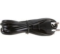 Кабель питания Retic с вилкой без разъема 2*0,5мм2, 220V/2,5A, 3м, черный PCWP-3M-B