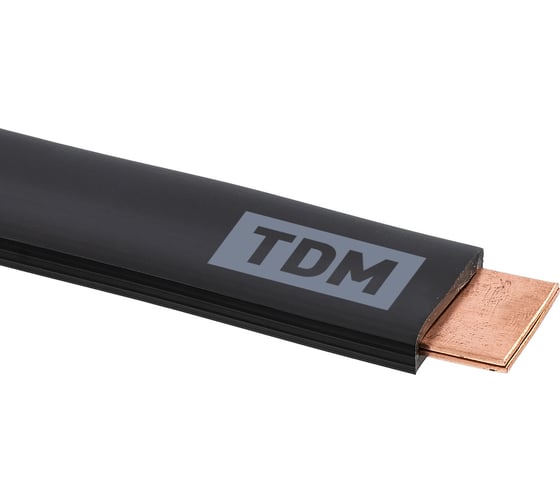 Медная гибкая изолированная шина TDM ШМГ 2х(24x1), 2м SQ0841-0008 1