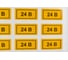 Наклейка EKF PROxima 24В 10x15мм, 100 шт. an-2-03 3