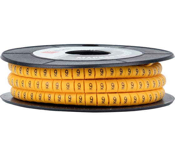 Кабельный маркер EKF PROxima 1,5 мм2 "9" 1000 шт. ЕС-0 plc-KM-1.5-9
