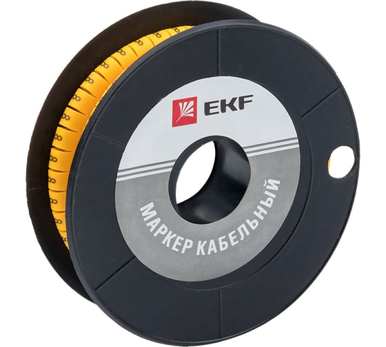 Кабельный маркер PROxima EKF 1,5 мм2 "8" 1000 шт. ЕС-0 plc-KM-1.5-8 1