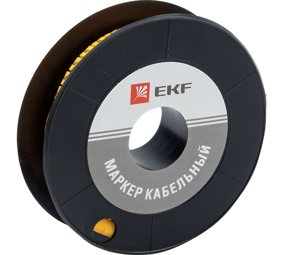 Кабельный маркер EKF PROxima 4,0 мм2 "2" 500 шт. ЕС-2 plc-KM-4-2 1