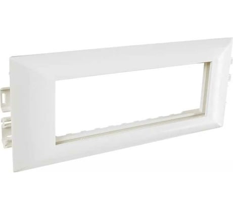 Суппорт с рамкой SPL на 3 поста 45x45 в профиль для кабельных каналов 100x50, 105x50, 6 шт. 100009S