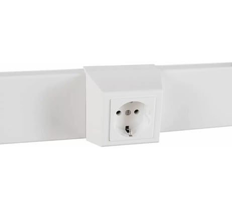 Суппорт с рамкой SPL 1 пост 45x45 на профиль для кабельных каналов 100x50, 105x50, 6 шт. 100012S