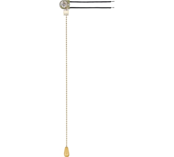 Сонетка-выключатель для бра с цепочкой TDM 3А, 250В, золото SQ1806-0226 ...