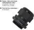 Сальник TDM ELECTRIC MG 40 диаметр проводника 24-30мм IP68 SQ0806-0005 3