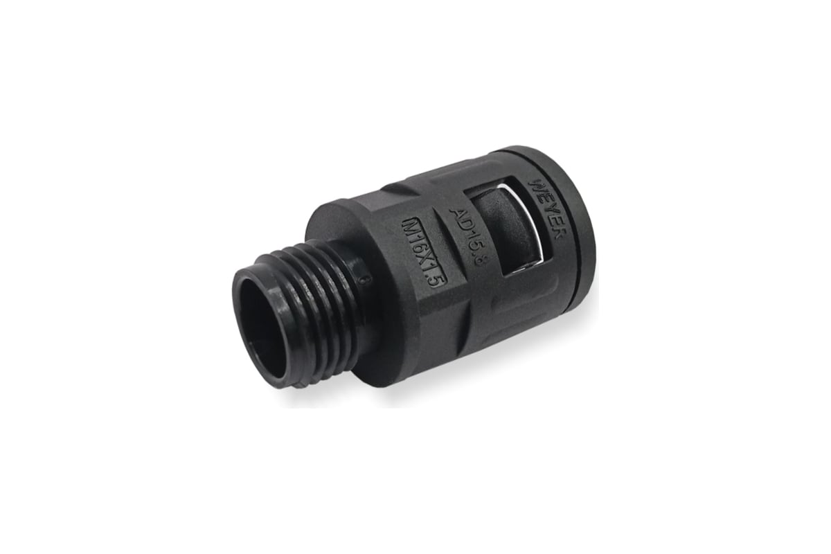 Муфта для гофрированных труб WEYER WQG-M16B/AD15.8 - коннектор прямой ...