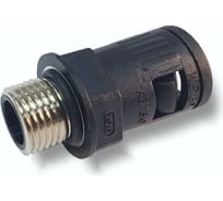 Муфта для гофрированных труб WEYER WQGM-M16B/AD13.0 - коннектор прямой, нар. M16x1.5 WE0303800