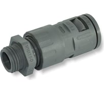 Муфта для гофрированных труб WEYER WQGZ1-P09G/AD13.0 - коннектор прямой, нар. PG09 WE0403000
