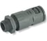 Муфта для гофрированных труб WEYER WQGZ1-P09G/AD13.0 - коннектор прямой, нар. PG09 WE0403000 1