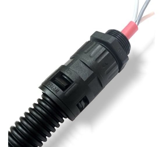 Муфта для гофрированных труб WEYER WQGZ-M32G/AD31.5 - коннектор прямой, нар. M32x1.5 WE0501000