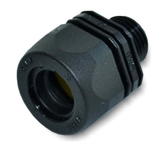 Муфта для гофрированных труб WEYER WQGD-M16B/AD13.0 - коннектор прямой, нар. M16x1.5 WE0801100 1