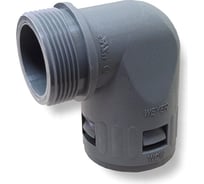 Муфта для гофрированных труб WEYER WQW-M32G/AD28.5 - коннектор угловой, нар. M32x1.5 WE1701000