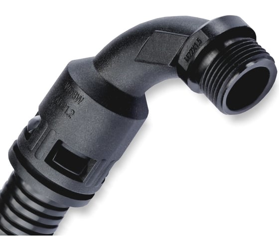 Муфта для гофрированных труб WEYER WQBW-M20G/AD21.2 - коннектор поворотный, нар. M20x1.5 WE1900500