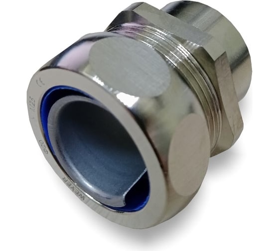 Муфта для гофрированных труб WEYER DPNW1-20-M25x1.5 - коннектор прямой, внутр. M25x1.5 WE8200600