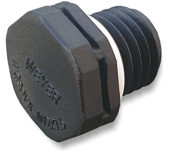 Заглушка отверстия WEYER WQPOVK-M12-HJ B - заглушка вент., нар. M12x1.5 WE5300200 1