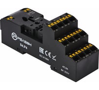 Розетка с push in клеммами для реле RP4.34 и модуля PM8 РЕЛЕОН 10А, S4P4