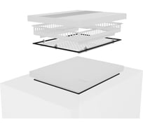 Вентиляционная потолочная панель Узола без вентилятора RS52 (1шт.) UR0712425034