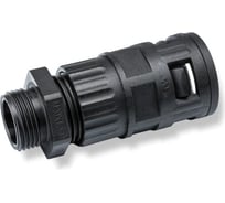 Муфта для гофрированных труб Weyer WQGZ1-M20B/AD21.2 - коннектор прямой, нар. M20x1.5 WE0402000