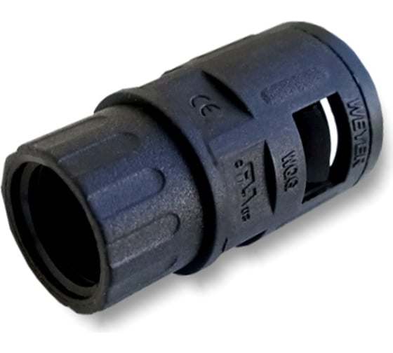 Муфта для гофрированных труб Weyer WQG2-M16B/AD15.8 - коннектор прямой, внутр. M16x1.5 WE1302200 1