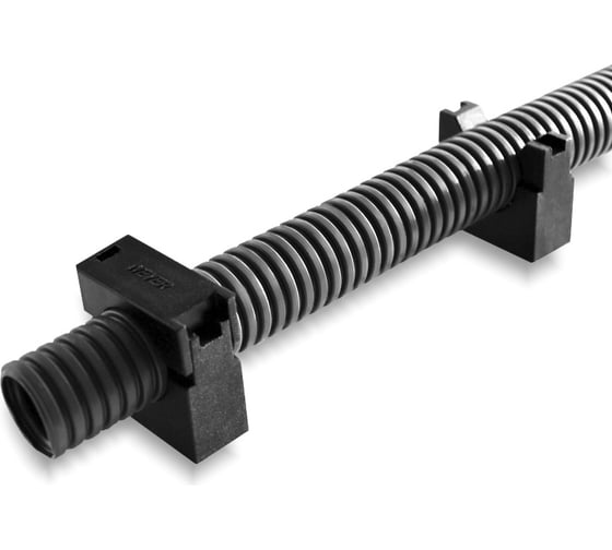 Крепеж для гофрированных труб Weyer WQSG-AD15.8B - держатель с крышкой ...