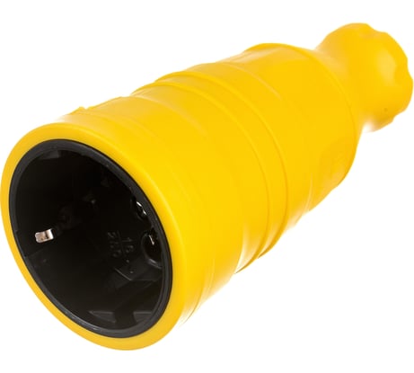 Переносная розетка IEK Omega рбп14-1-0м ip20, желтая OM-KR20-16-20-P1-00-K05