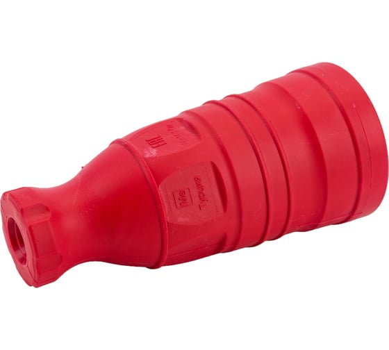 Переносная розетка IEK Omega рбп14-1-0м ip20, красная OM-KR20-16-20-P1-00-K04