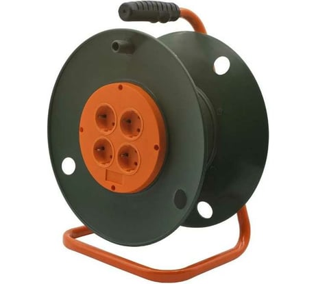 Катушка без провода Glanzen 4 розетки с заземл. 300мм арт. EK-04-300 00-00002782