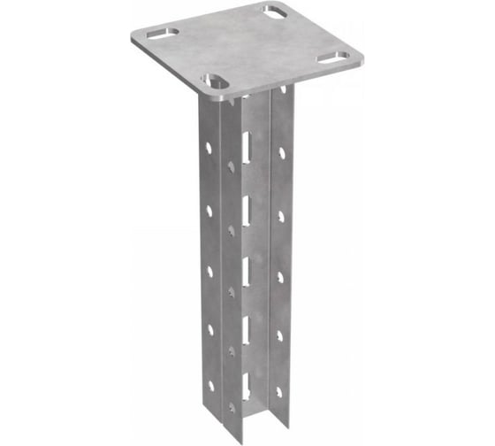 Двойная потолочная стойка Промрукав 45x30x400 пятка 120x120 PR08.5147 1