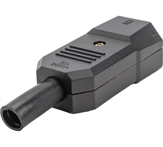 Сетевая вилка Pro Legend 3 PIN пластик на кабель 250V 10A, PL2298
