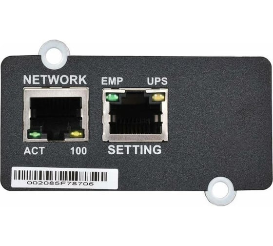 Модуль NMC IPPON SNMP card Innova RT/Smart Winner II 1U 1 штука в упаковке 687872