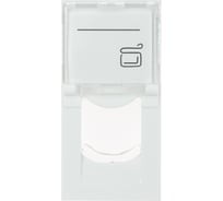 Адаптер DATAREX mosaic 22,5x45 мм со шторкой для модуля keystone 1 порт модуль белый DR-5302