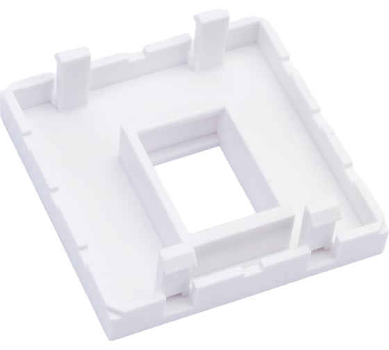 Адаптер DATAREX mosaic 45x45 мм для модуля keystone 1 порт белый DR-5301