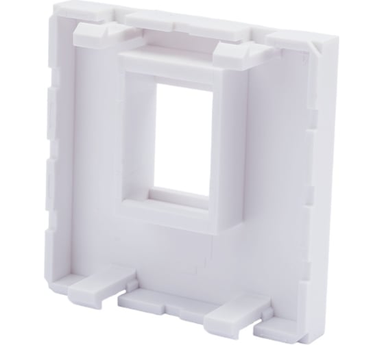 Адаптер DATAREX mosaic 45x45 мм для модуля keystone 1 порт белый DR-5301