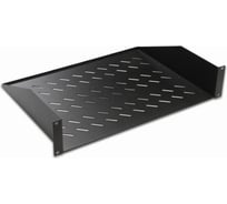 Консольная полка DATAREX 19 дюймов 2u глубина 350 мм нагрузка до 25 кг чер DR-412211