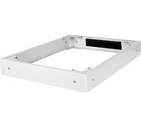Цоколь для напольных шкафов DATAREX 600x800 с щеточным вводом сер DR-466340
