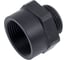 Муфта для гофрированных труб Weyer EWK-P11/P16B - коннектор переходник, PG11/PG16 WE4502800 1