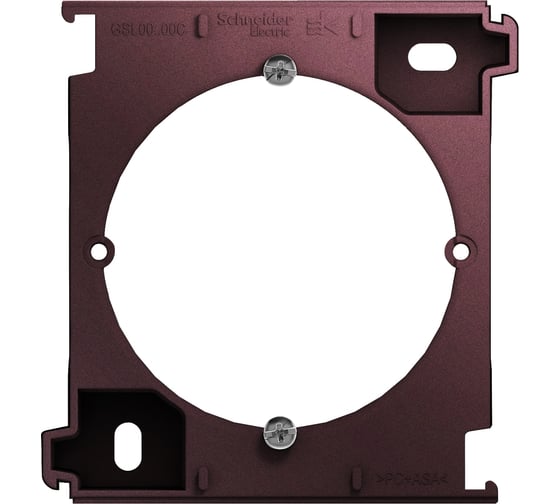 Расширение коробки наружного монтажа Systeme Electric Glossa, баклажановый GSL001100C 1