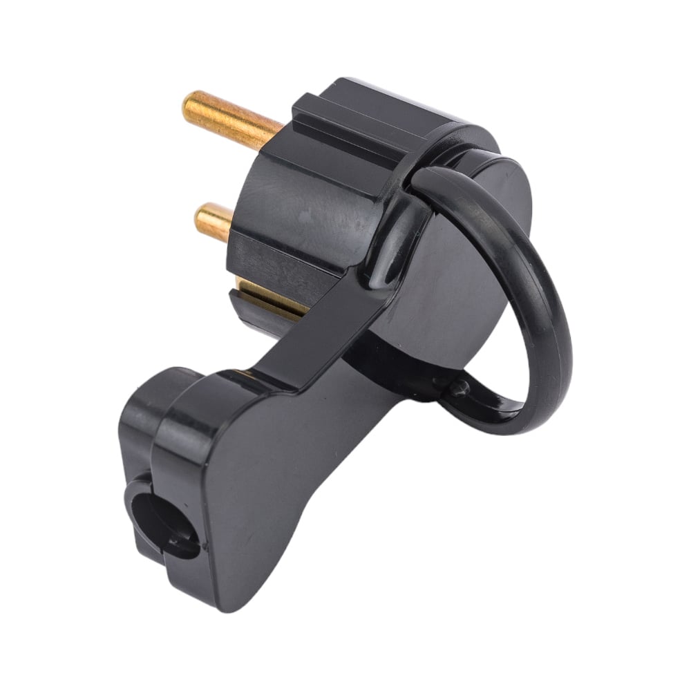 УгловаяплоскаявилкаBylectricaоткиднымскольцом,сземлей,16А,В16-061черный