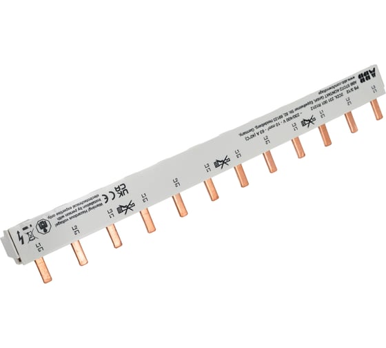 Шинная разводка 3 фазы PS3/12 Comp"PIN" ABB 2CDL231001R1012